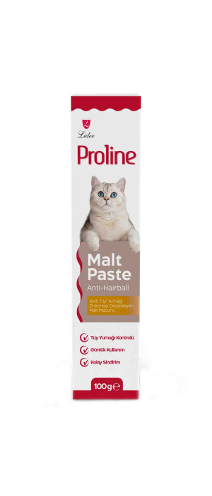 PROLİNE TÜY YUMAĞI ÖNLEYİCİ MALT PASTE 100 G PROLİNE TÜY YUMAĞI ÖNLEYİCİ MALT PASTE 100 G